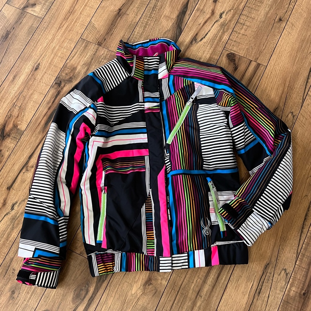 🌿 Spyder Sz kids 14 winter jacket